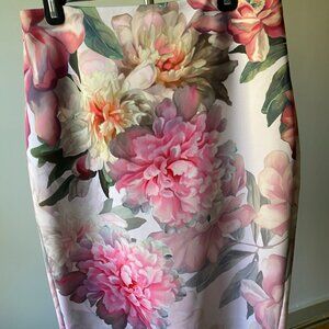 Ted Baker Floral Mini Pencil Skirt